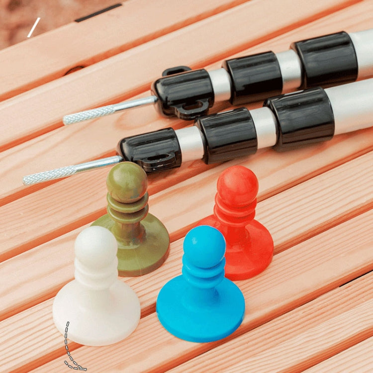AOTU AT6525 Outdoor Camping Canopy Pole Thunder Cap Tent Support Pole Insulated Plastic Protective Hat, Color: White Luminous