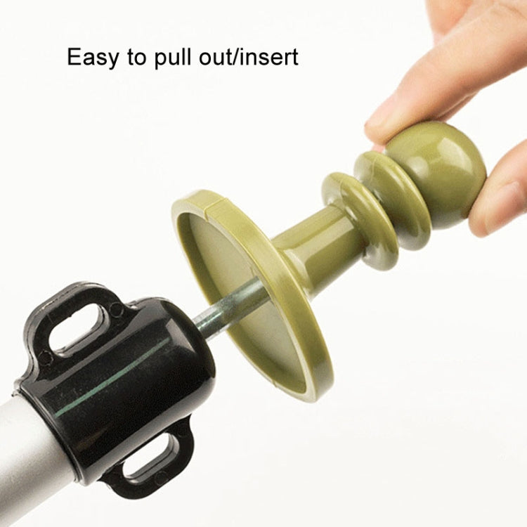 AOTU AT6525 Outdoor Camping Canopy Pole Thunder Cap Tent Support Pole Insulated Plastic Protective Hat, Color: Army Green