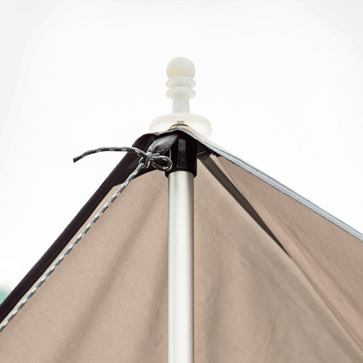 AOTU AT6525 Outdoor Camping Canopy Pole Thunder Cap Tent Support Pole Insulated Plastic Protective Hat, Color: White Luminous