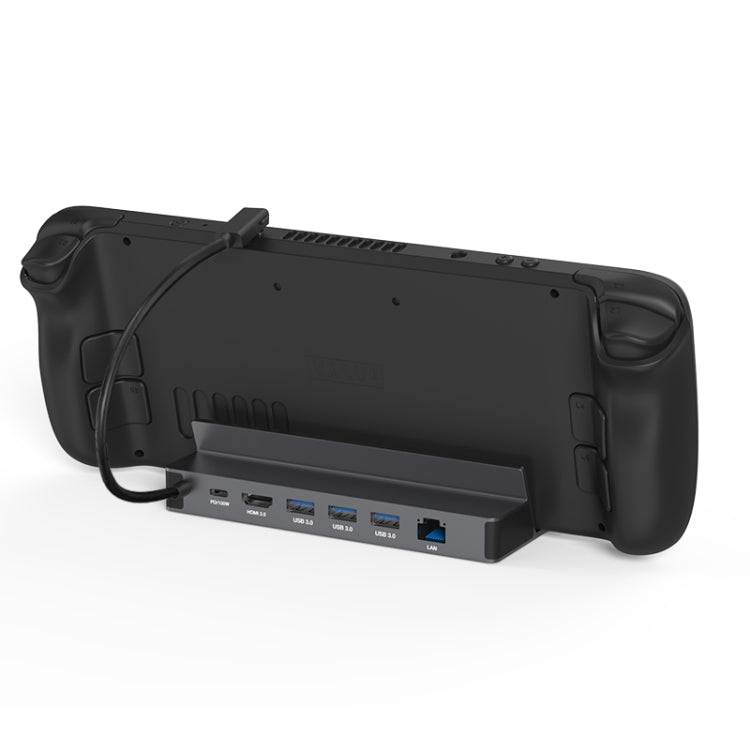 6-in-1 For Steam Deck/ROG Blueendless DS601 Type-C Game Console Base HUB Docking Station