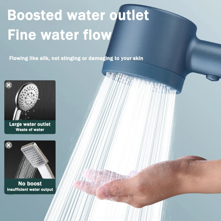 High-Pressure Handheld Shower Head With 5 Spray Modes Filtered Showerhead, Spec:  Kit White