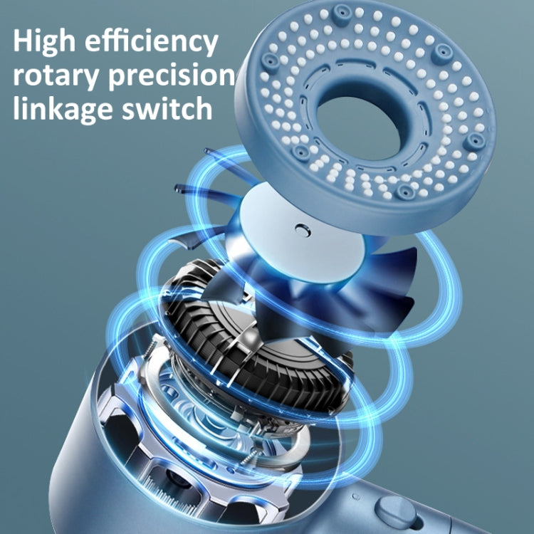 High-Pressure Handheld Shower Head With 5 Spray Modes Filtered Showerhead, Spec:  Kit White