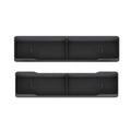 1pair Kitchen Silicone Oven Storage Rack Integrated Roaster Spice Organizer, Color: Black