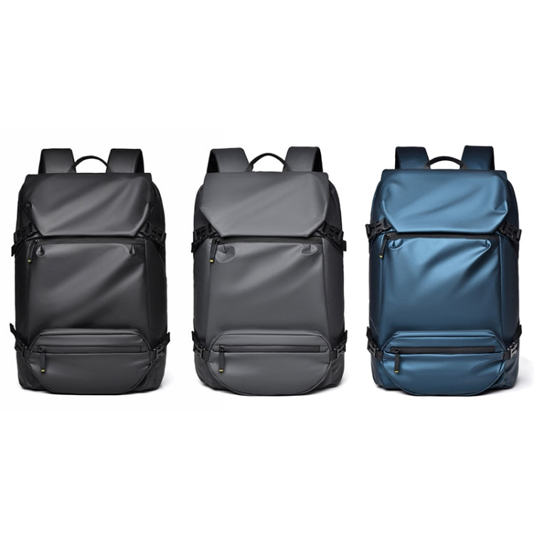 WEPOWER Men Double Shoulder Bag Large-capacity Computer Bag Traveling Backpack(Dark Blue)