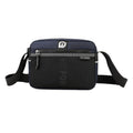 WEPOWER Men Outdoor Casual Nylon Crossbody Bag Single Shoulder Satchel(Dark Blue)
