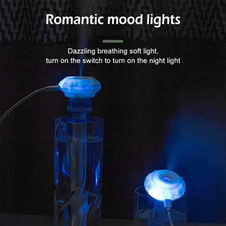 USB Plug-in Mini Portable Detachable Car Humidifier, Spec: Humidifier+1set Sticks