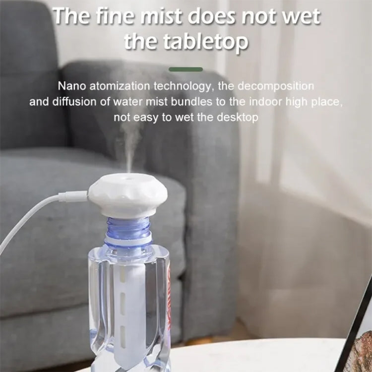 USB Plug-in Mini Portable Detachable Car Humidifier, Spec: Humidifier+1set Sticks