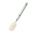 Removable Double Cleaning Cup Brush Sponge Long Handle Wine Glass Thermos Bottle Brush(Green)