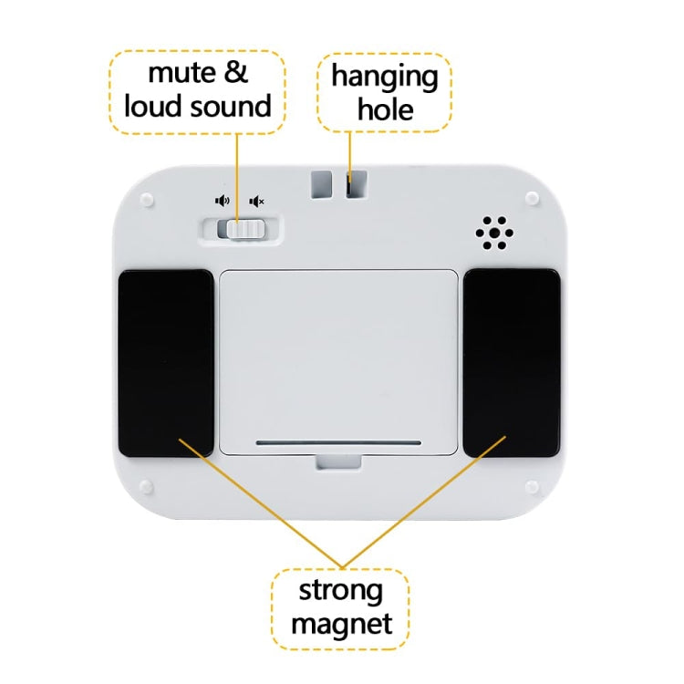 YS LED Rotating Timer IlSent Kitchen Time Manager(White)