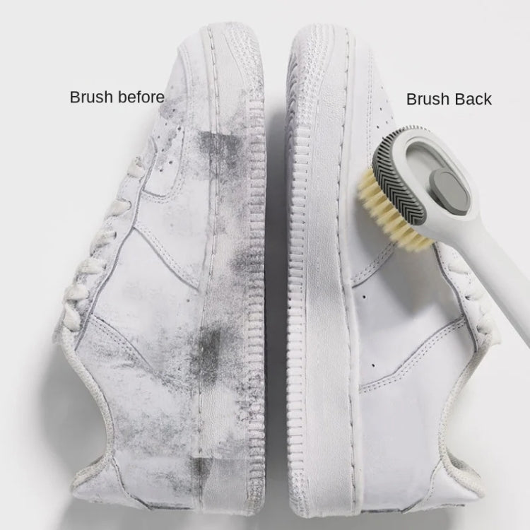 Multifunctional Liquid-filled Shoe Brush Household Cleaning Soft-bristled Laundry Brush(Green)