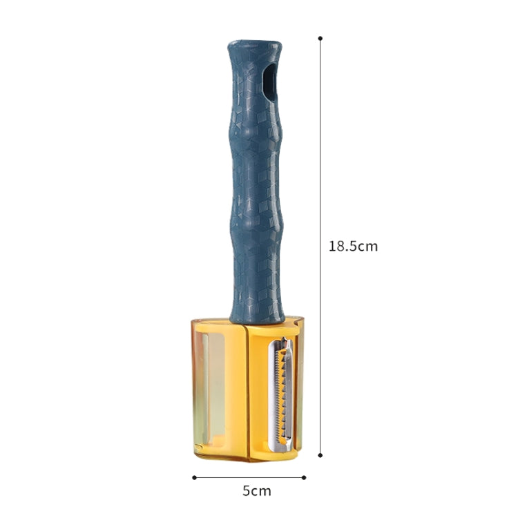 3-in-1 Household Kitchen Vegetable and Fruit Stainless Steel Peeling Knife(Orange)