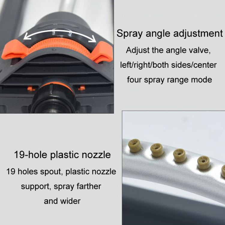 Automatic Swing Sprinkler Garden Lawn Watering Nozzle Garden Sprinkler Nozzle(19 Holes)