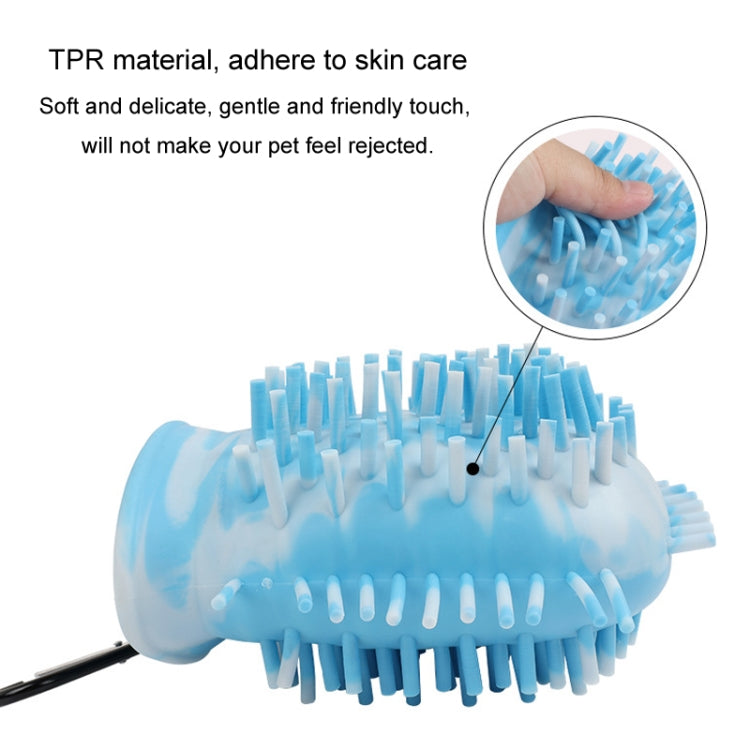 Histotree Pet Foot Washing Cup Multifunctional Dog Paw Cleaning Brush, Color: Small (Purple)