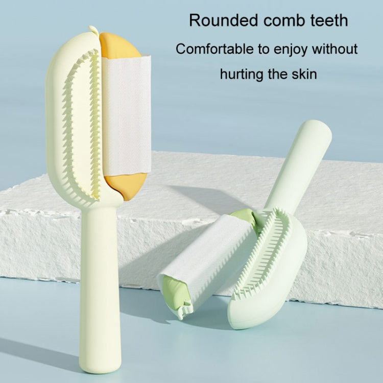 Pet Massage Combs With Water Tank Cleaning Comb Hair Care And Grooming Brush(Orange)
