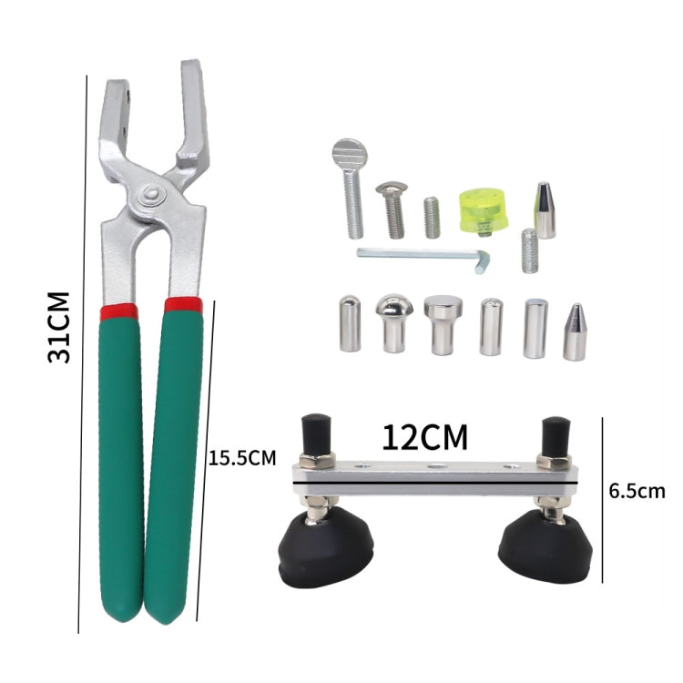 Car Dent Repair Crimping Pliers Door Edge Dent Repair Tool(Silver)