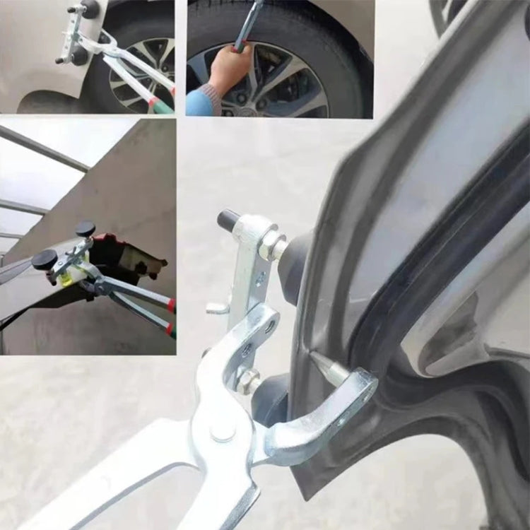 Car Dent Repair Crimping Pliers Door Edge Dent Repair Tool(Silver)