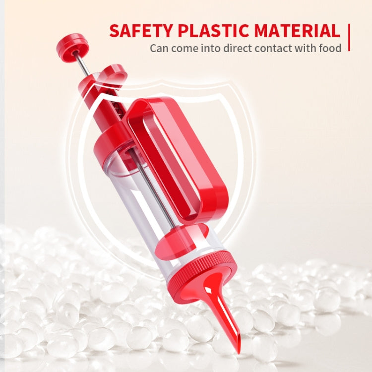 Cookie Biscuit Mold Decorator Set Baking Decoration Nozzle Tools(Red)