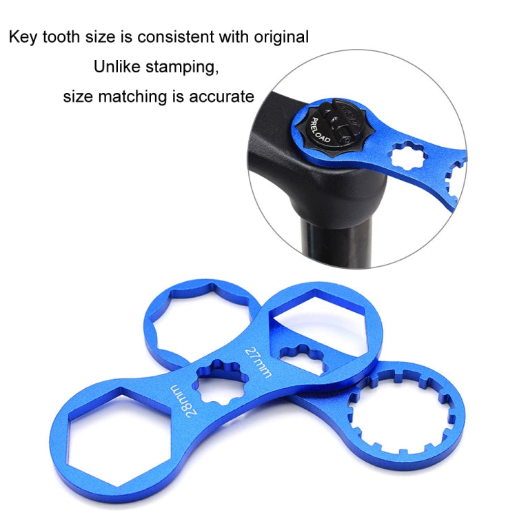 Mountain Bike Fork Crown Wrench Shock Absorber Cover Removal Tool(B)