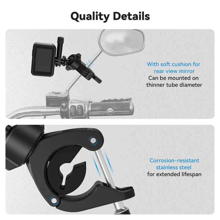 TELESIN TE-HBM-004 Lightweight Stem Clamp Cycling Bracket 360 Degree Adjustable Sports Camera Universal