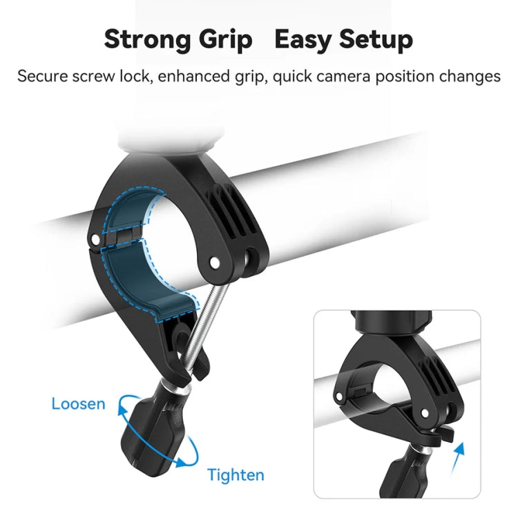 TELESIN TE-HBM-004 Lightweight Stem Clamp Cycling Bracket 360 Degree Adjustable Sports Camera Universal