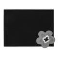PVC Heat Insulation Table Mat Bar Coaster Kitchen Restaurant Thickened Non-Slip Drainage Mat, Size: 41.3x31.1cm(Black)