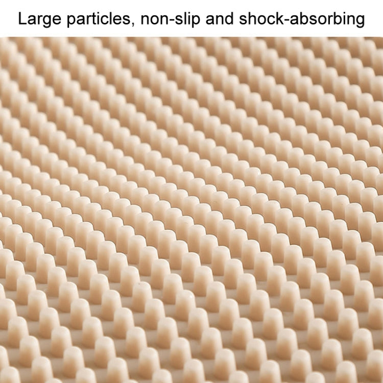 PVC Heat Insulation Table Mat Bar Coaster Kitchen Restaurant Thickened Non-Slip Drainage Mat, Size: 41.3x31.1cm(Black)