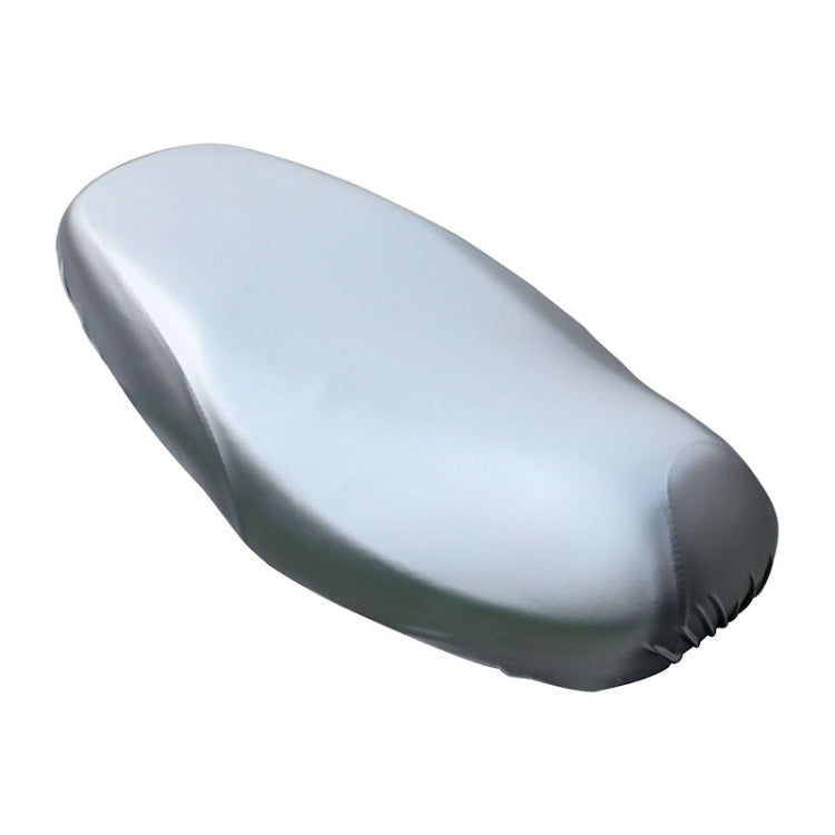 Electric Bike Waterproof Summer Sun Protection Seat Cushion Protective Cover(Silver)