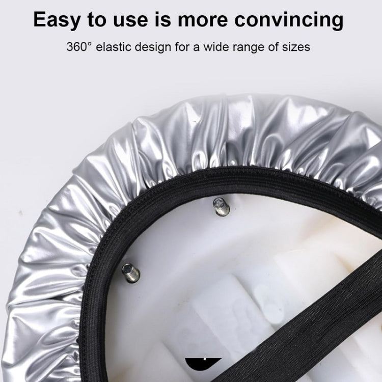 Electric Bike Waterproof Summer Sun Protection Seat Cushion Protective Cover(Silver)