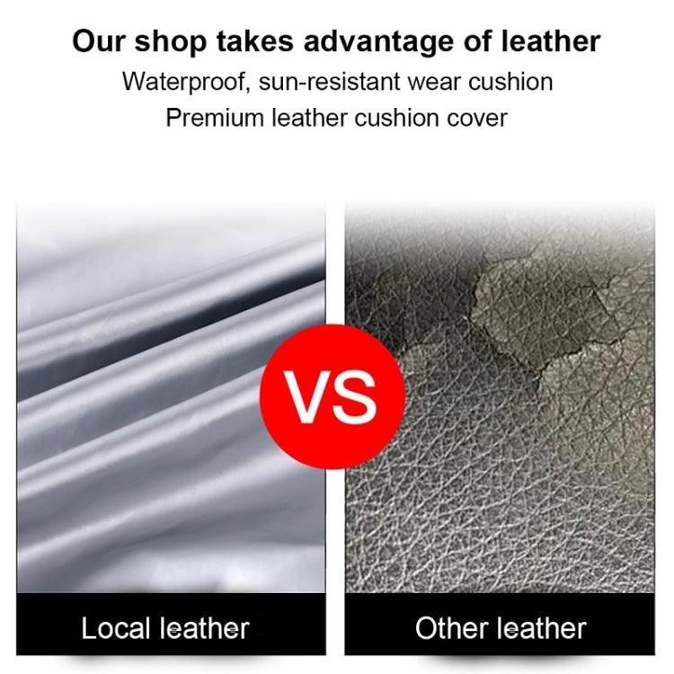 Electric Bike Waterproof Summer Sun Protection Seat Cushion Protective Cover(Silver)