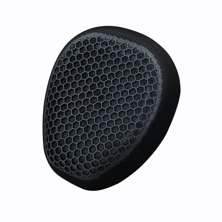 Motorcycle Breathable Massage Waterproof Sun-proof Silicone Seat Cushion(Black)