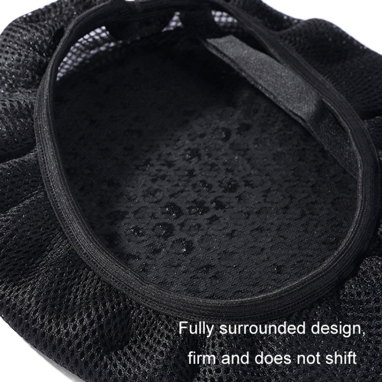 Motorcycle Breathable Massage Waterproof Sun-proof Silicone Seat Cushion(Black)