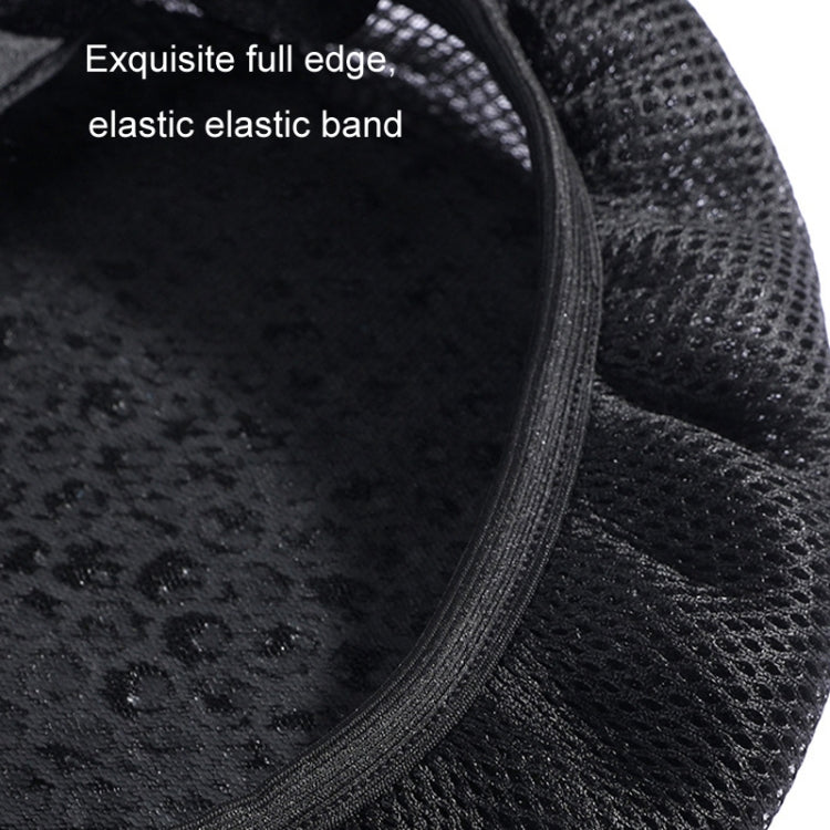 Motorcycle Breathable Massage Waterproof Sun-proof Silicone Seat Cushion(Black)