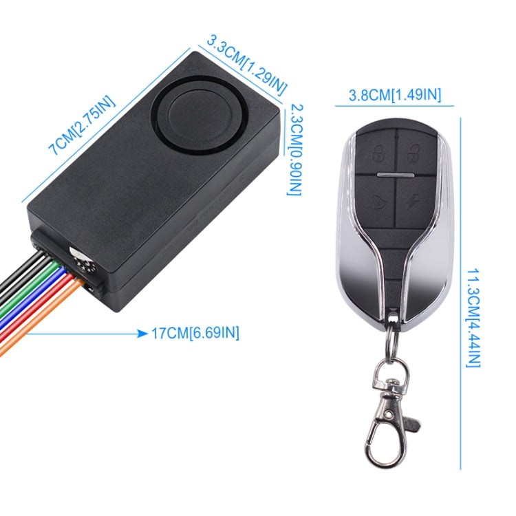 Electric Vehicle Anti-theft Remote Alarm Keyless Quick Vehicle Search(48-72V)