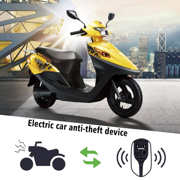 Electric Vehicle Anti-theft Remote Alarm Keyless Quick Vehicle Search(48-72V)