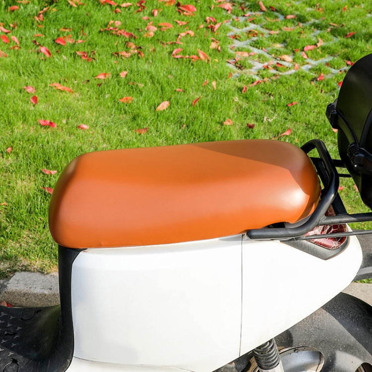 Electric Vehicle Universal Waterproof Sun Protection Seat Cover For All Seasons, Color: Light Brown(XL)