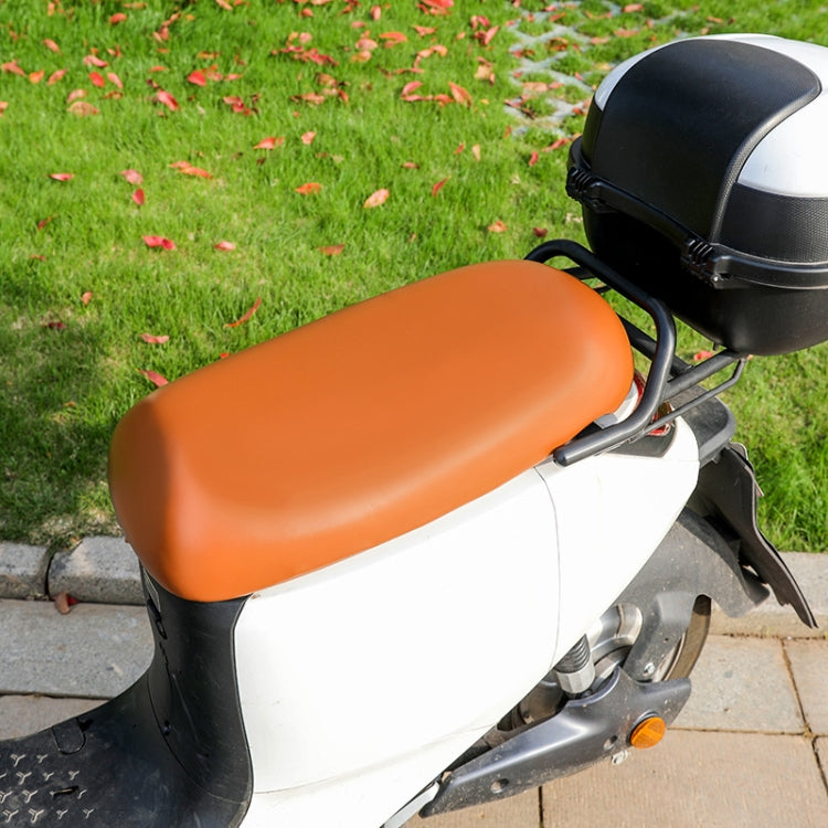 Electric Vehicle Universal Waterproof Sun Protection Seat Cover For All Seasons, Color: Light Brown(XL)