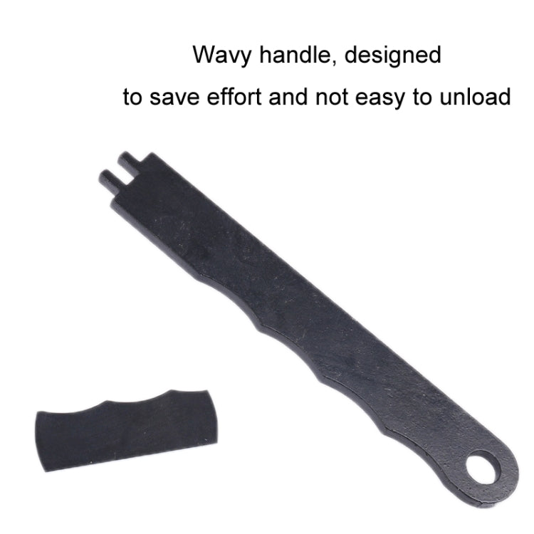 2pcs Ignition Coil Plug Removal Tool Snap Wrench(Black)