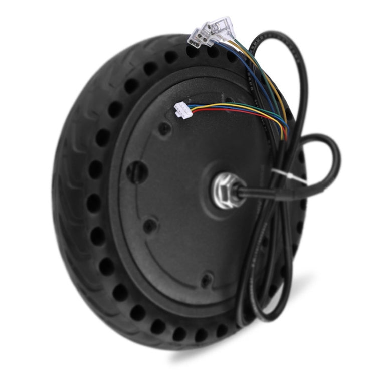 For Xiaomi M365 AIMITE Electrical Scooter Motor 36V 250W Solid Honeycomb Tires(Black)