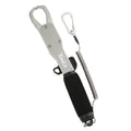 TUNALA Outdoor Push-Pull Aluminum Fish Catcher Multi-Functional Fishing Grip Luya Plier(Grey)