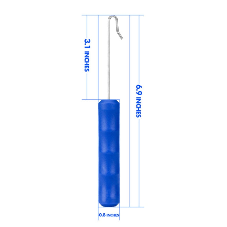 Hook Remover Fishing Bait Hook Removal Tool Multifunctional Hook Dehooker(Blue)