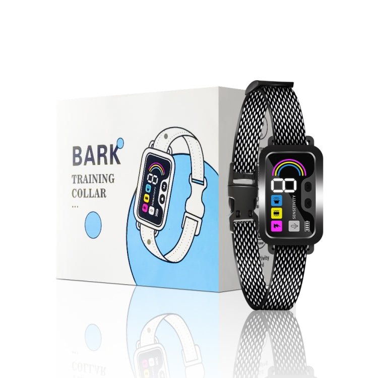 Color Screen Stop Bark Dog Trainer Anti Barking Pet Supplies(Dark Gray)