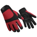 1pair Children Full Finger Breathable Anti-Fall Riding Gloves Outdoor Bicycle Protective Gloves, Size: L(Red And Black)