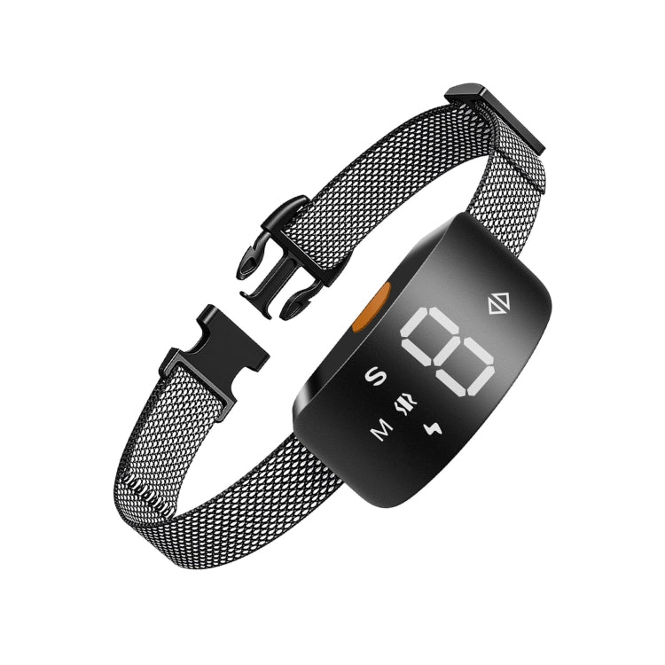Intelligent Stop Bark Dog Trainer Anti-Barking Pet Supplies(Black)