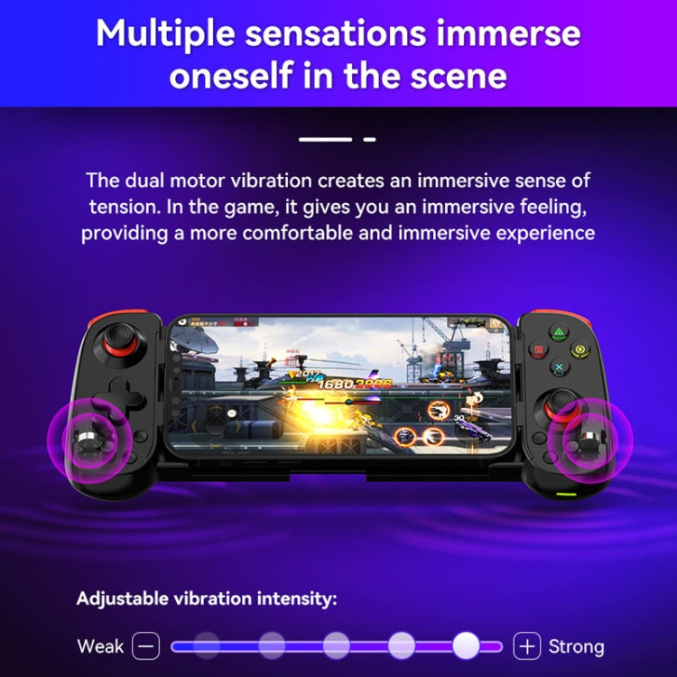 Bluetooth Stretchable Game Controller for Nintendo Switch / PC / IOS / Android(Black)