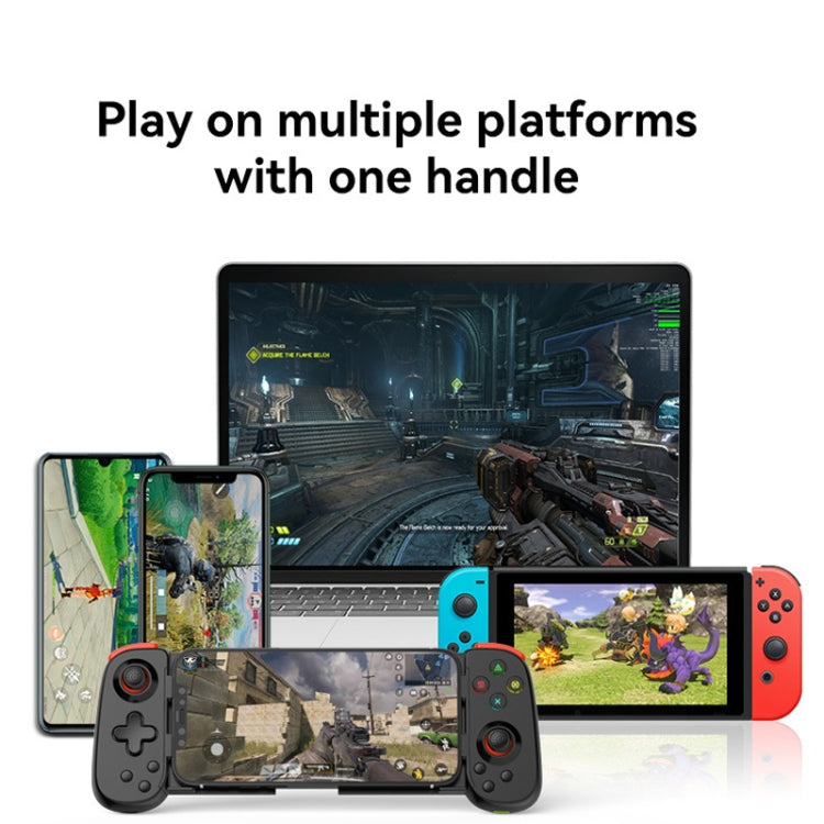 Bluetooth Stretchable Game Controller for Nintendo Switch / PC / IOS / Android(White)