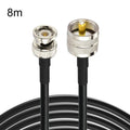 8m BNC Male To UHF Male RG58 Adapter Cable