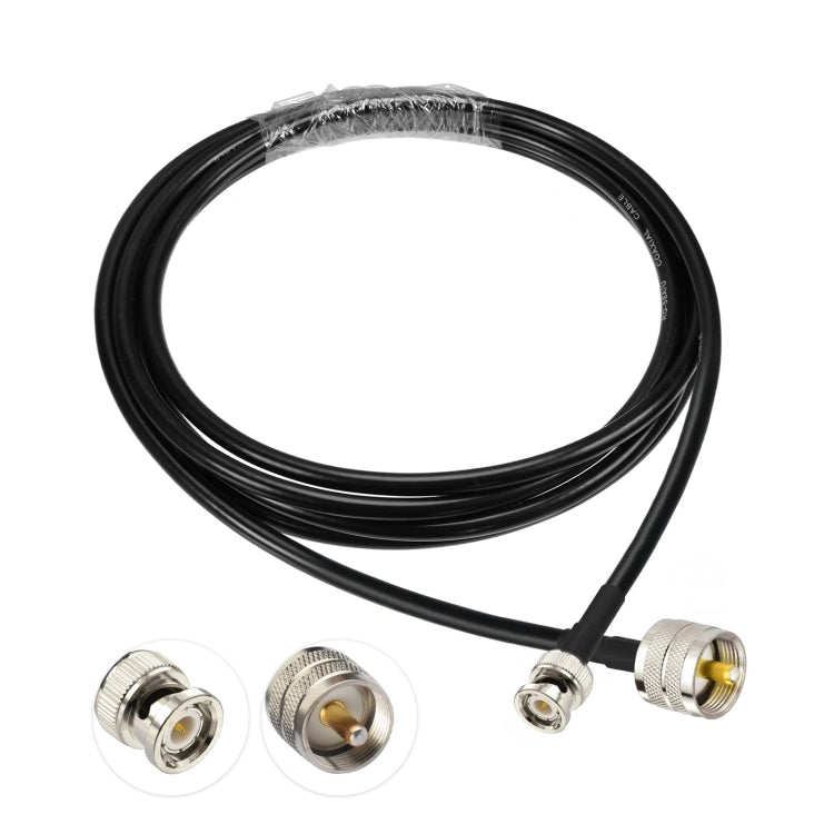 8m BNC Male To UHF Male RG58 Adapter Cable