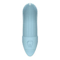 Pet Finger Toothbrush Cats Dogs Silicone Toothbrush Pet Oral Cleaning Care Tool(Blue)