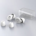 Silicone Sleep Soundproof Noise Reducing Earplugs Swimming Waterproof Earplugs(White)