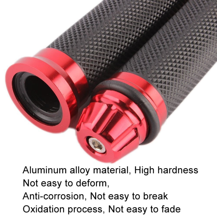 1pair 22mm Motorcycle Universal Handlebar Rubber Cover Oiler CNC Modified Handlebar Grips(Green)